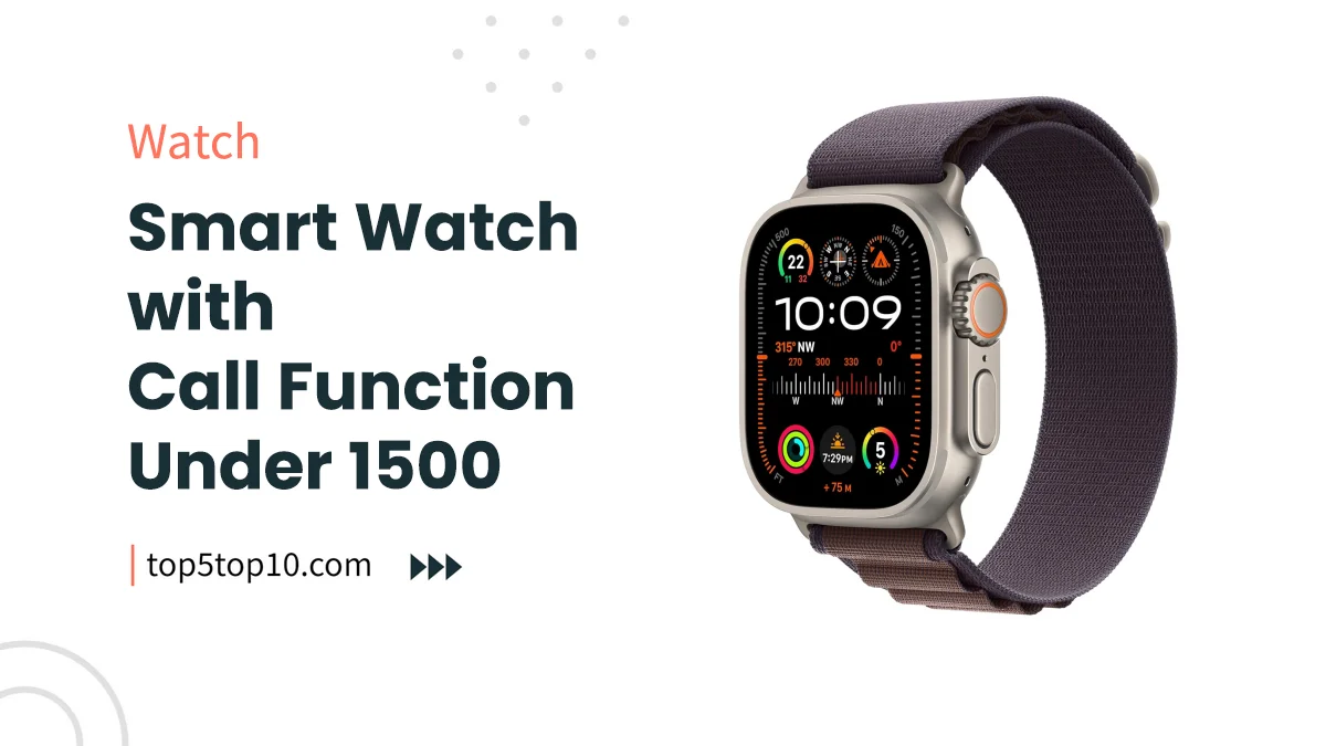 smart watch with call function under 1500