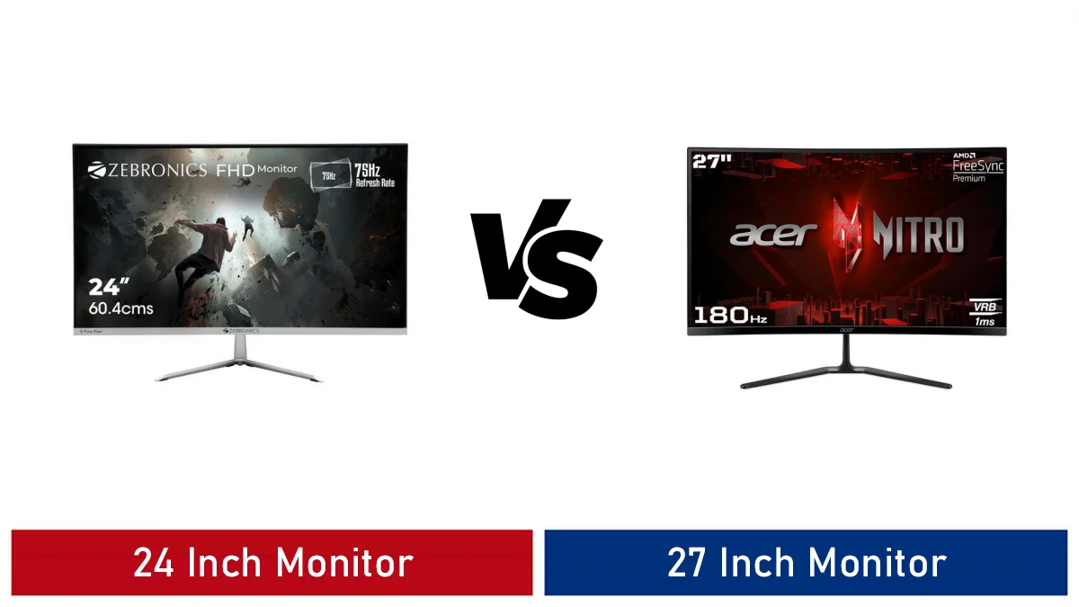 24 inch vs 27 inch monitor