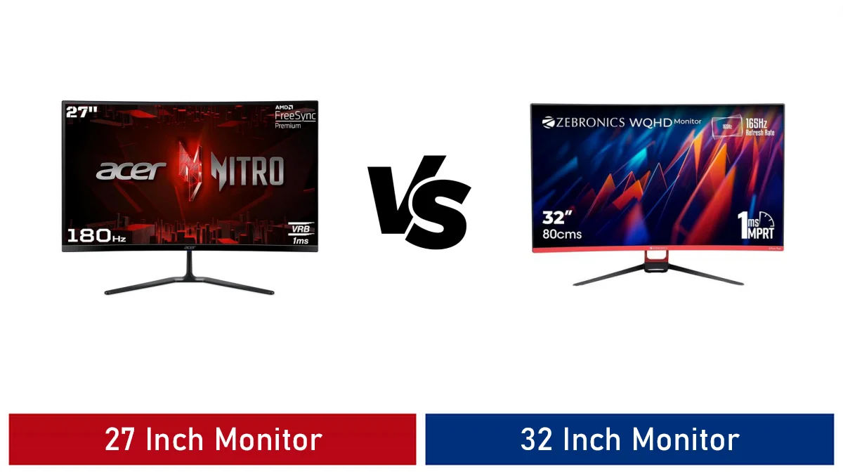 27 inch vs 32 inch monitor