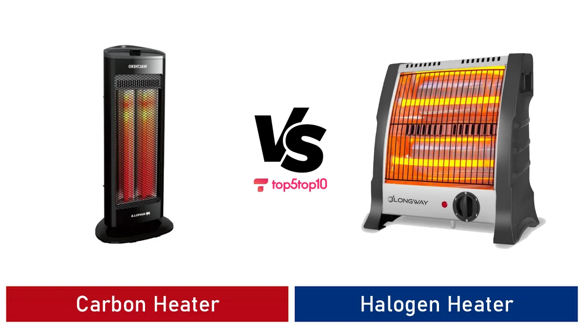 carbon heater vs halogen heater