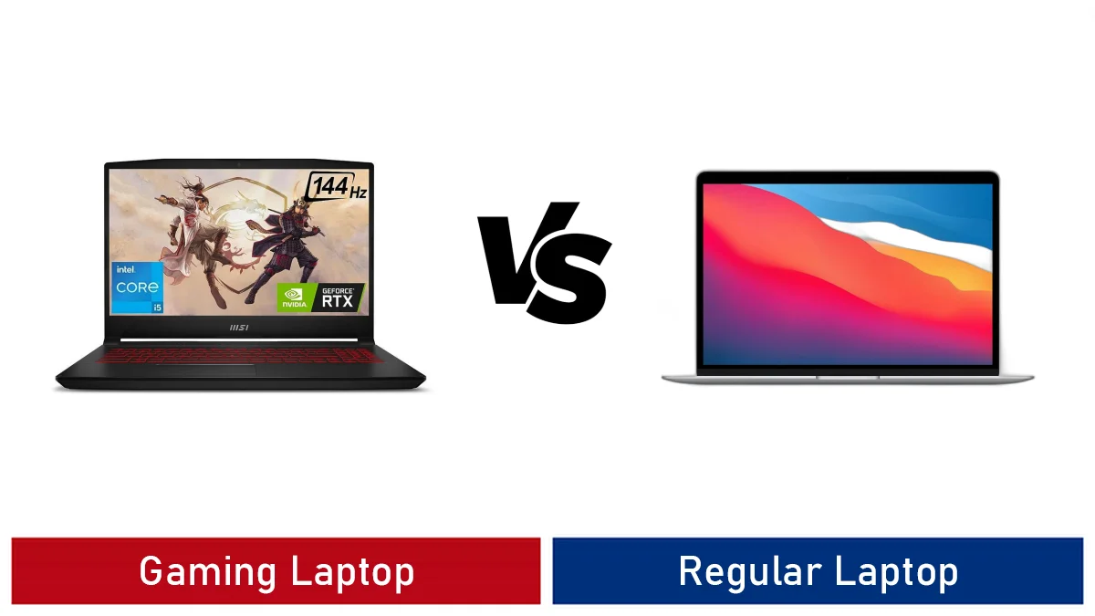 gaming laptop vs regular laptop