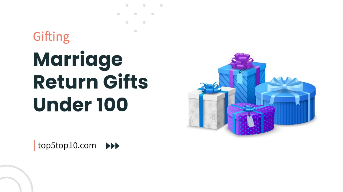 marriage return gifts under 100