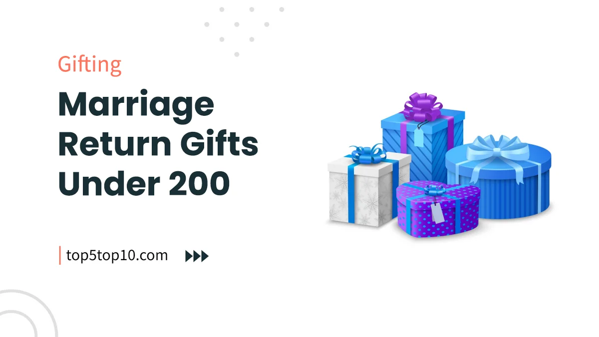 marriage return gifts under 200