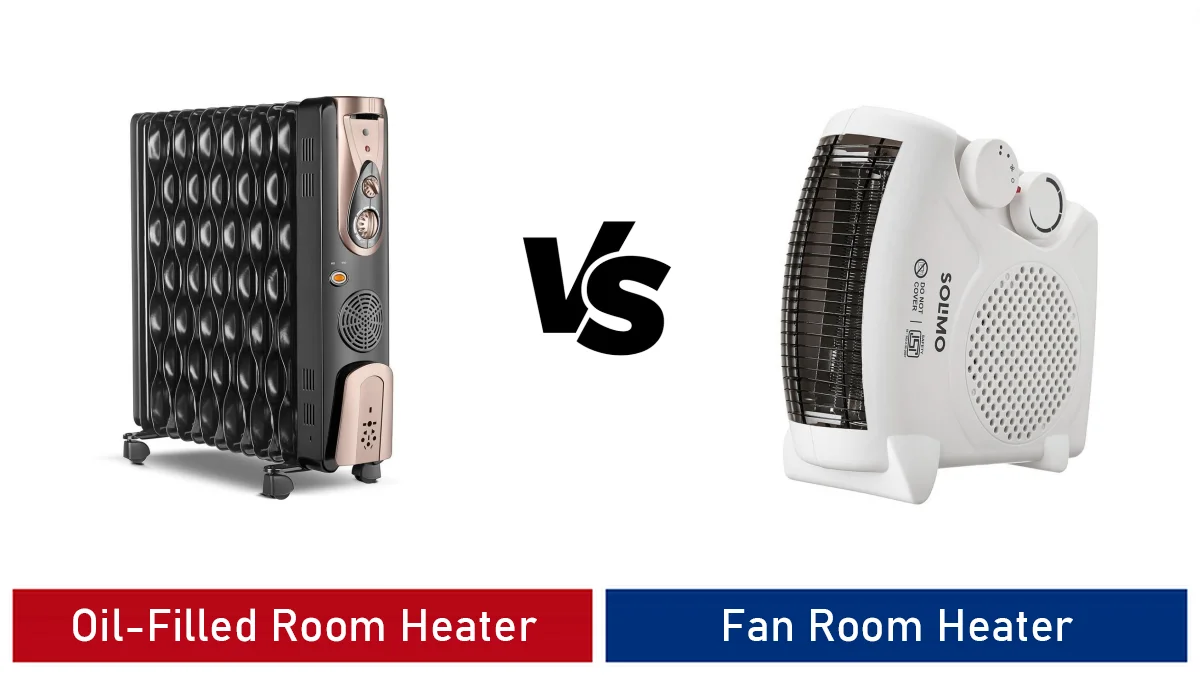 oil filled room heater vs fan heater