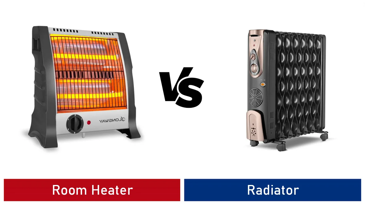 room heater vs radiator